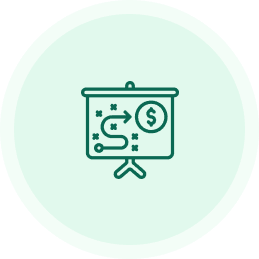 graphic of a presentation screen